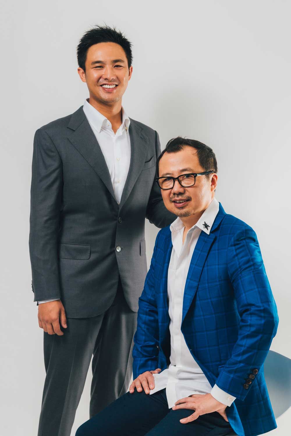 (L-R) Bryan Tan, Executive Director, Richard Mille Asia Pte Ltd with his father, Dave Tan, CEO of Richard Mille Asia Pte Ltd
