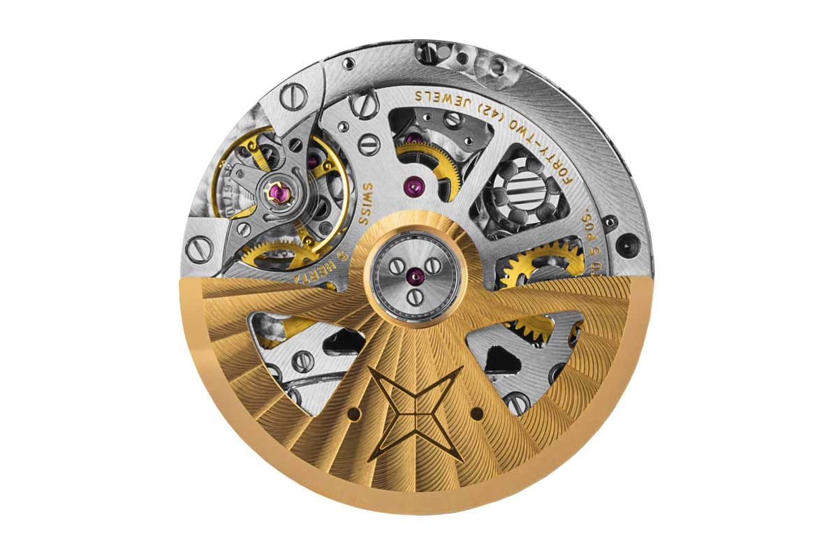 Vaucher's VMF 6710 is the only other automatic column wheel-activated chronograph movement that beats at 5Hz or 36,000 vibrations per hour (Image: vauchermanufacture.ch)